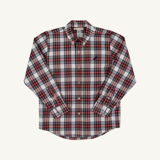 Deans List Dress Shirt- Paris Pile Plaid