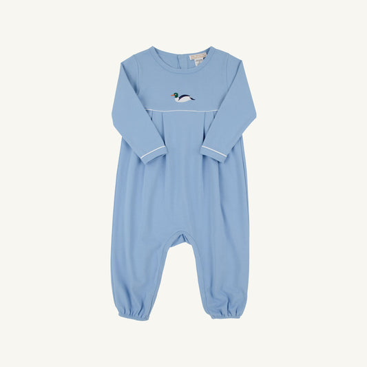 Long Sleeve Bradford Romper- Duck