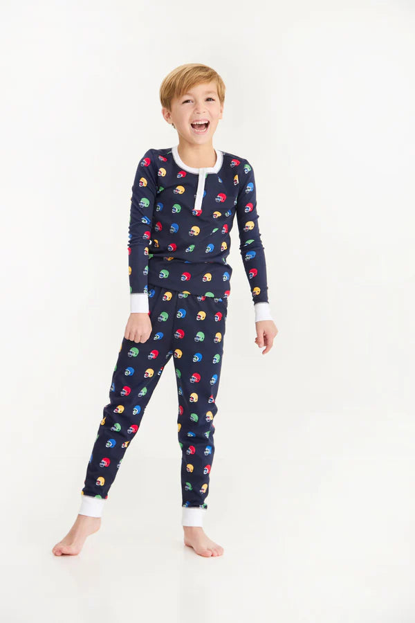 Payton Pajama Set- Football