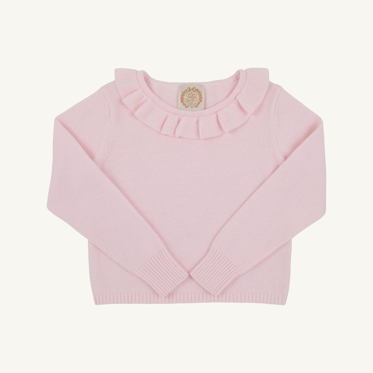Reece Ruffle Sweater- Pink
