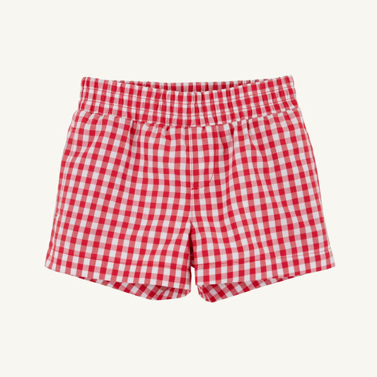 Sheffield Shorts- Red Gingham
