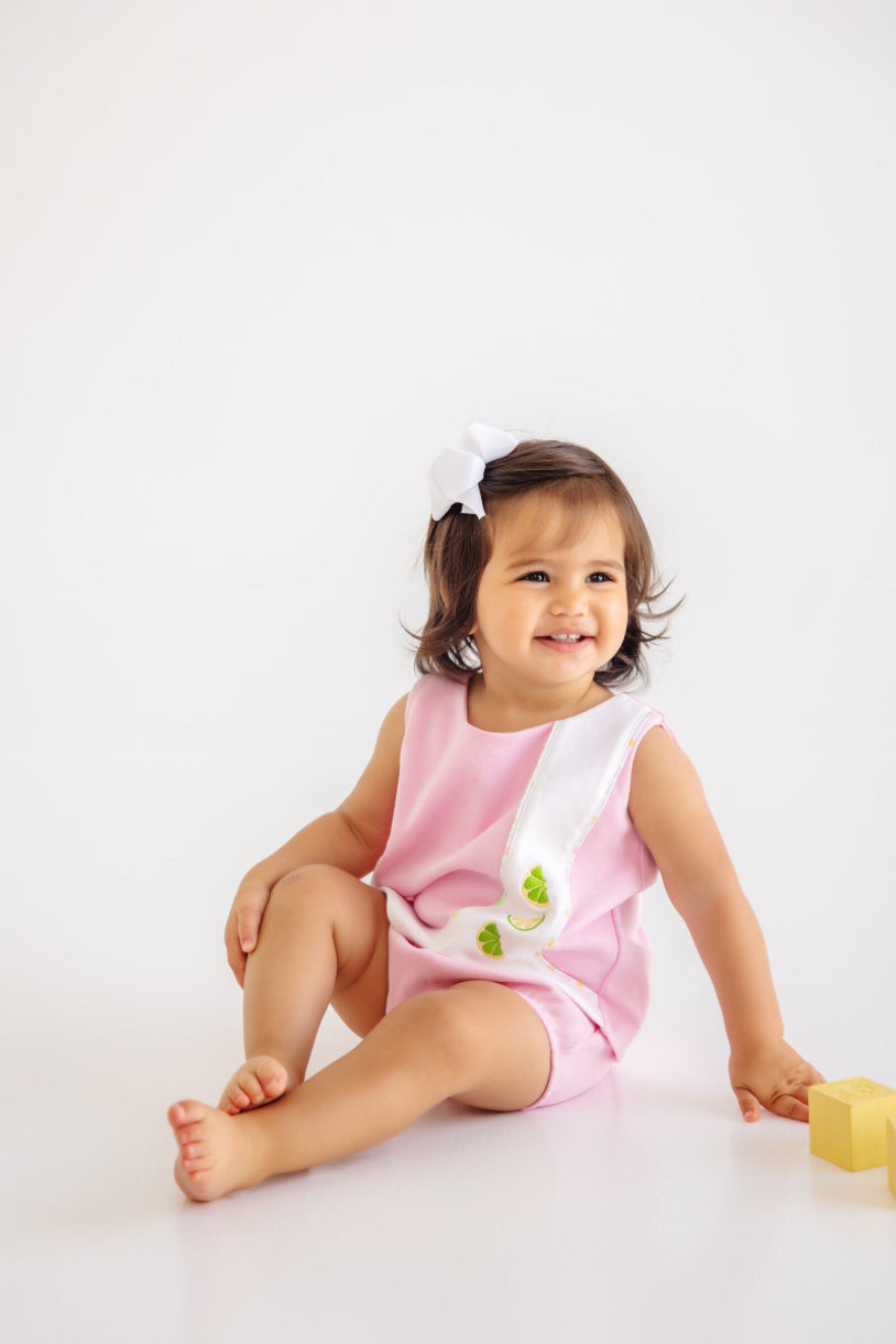Tilly Snap Set (Bloomers)- Pink Citrus