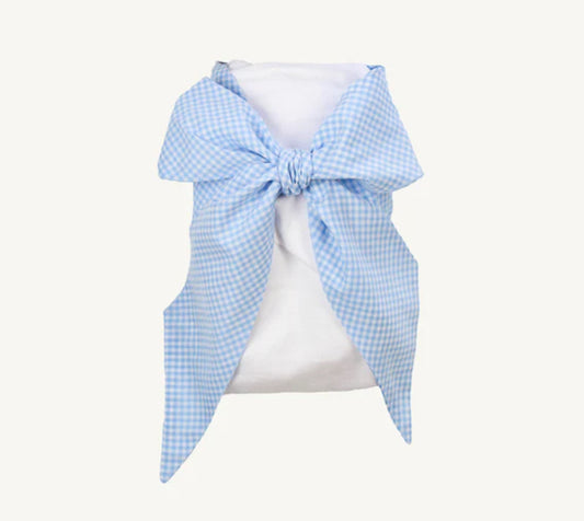Bow Swaddle - Gingham