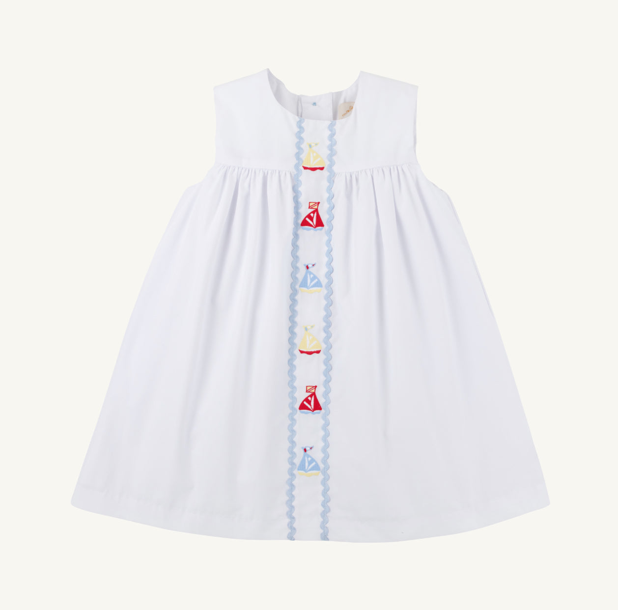Sleeveless Tabitha's Teacher's Pet Dress - Sailboats