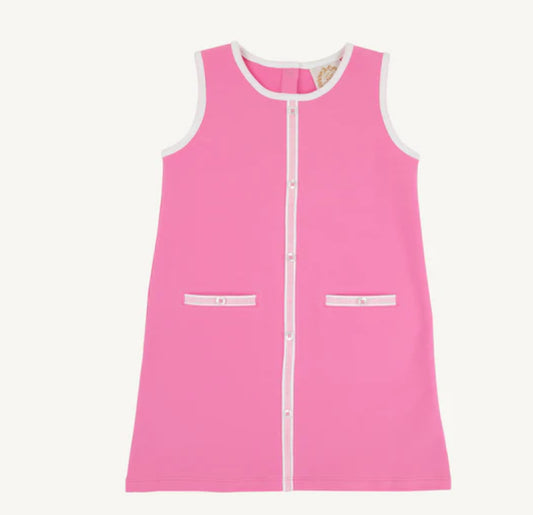 Annie Apron Dress - Pink