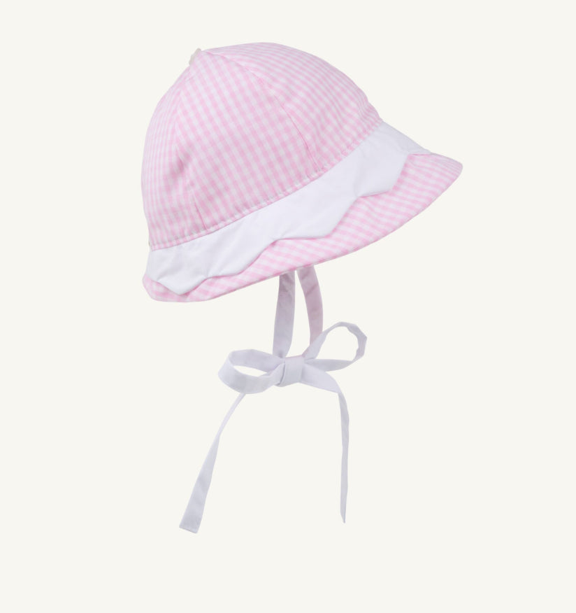 Hollingsworth Hat- Pink Gingham
