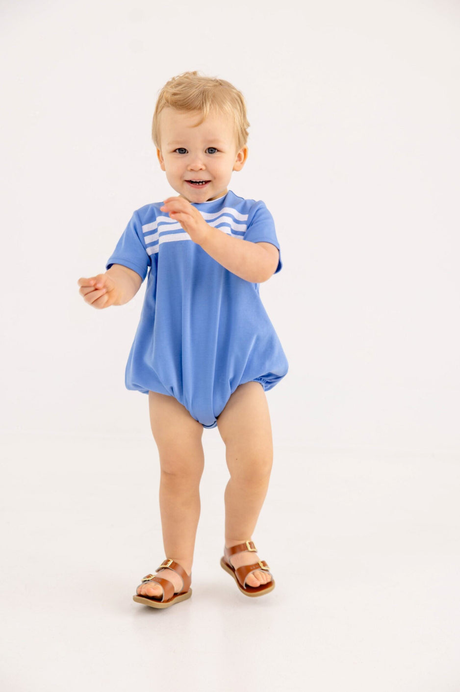 Short Sleeve Beau Bubble- Sunrise Blue
