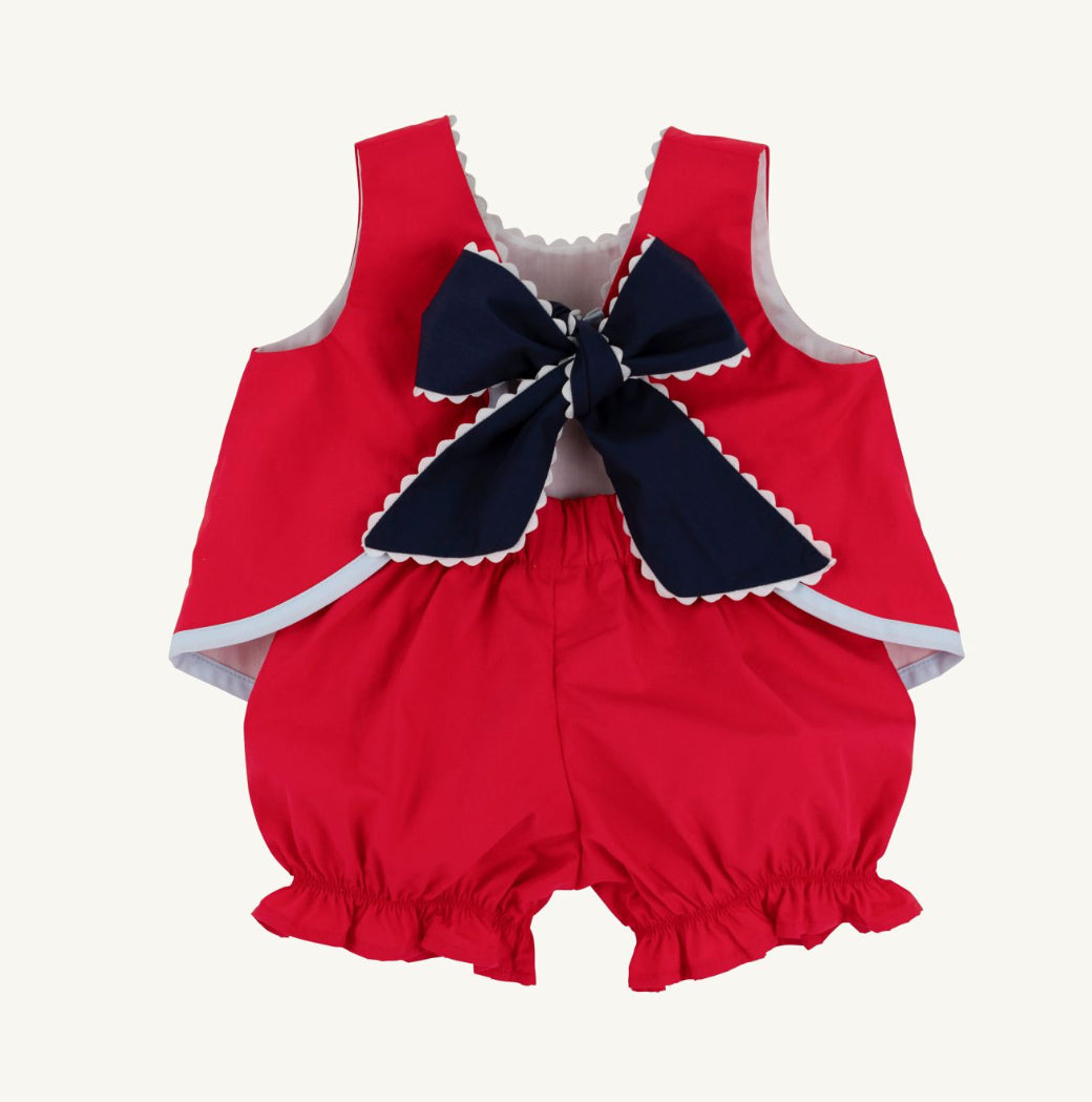 Susanne Swing Top Set-Red