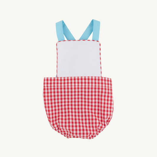 Sayre Sunsuit- Red Gingham