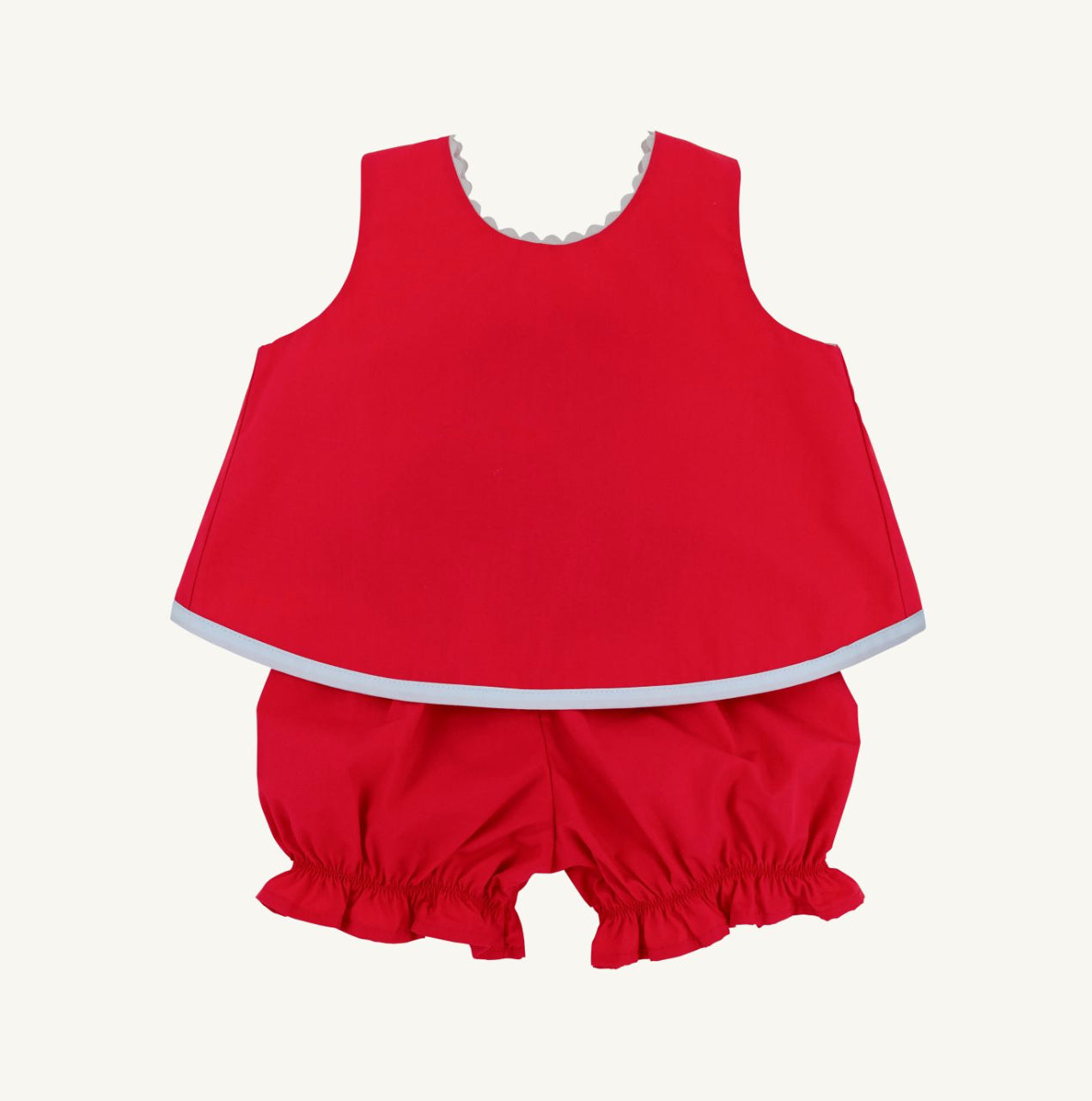 Susanne Swing Top Set-Red
