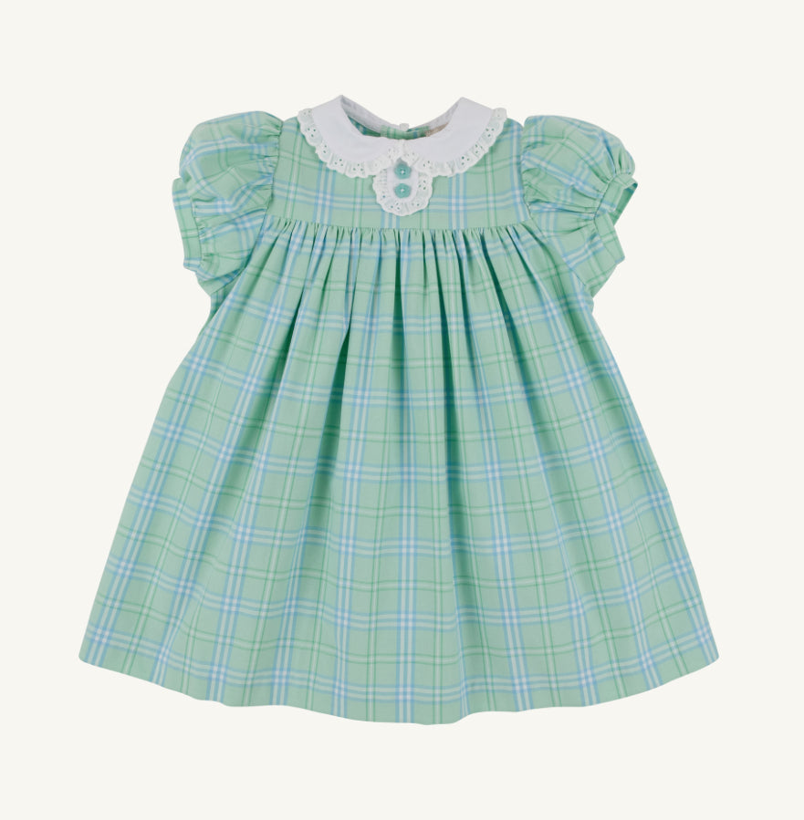 Mary Dal Dress - Green Plaid