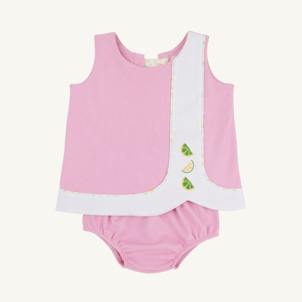 Tilly Snap Set (Bloomers)- Pink Citrus