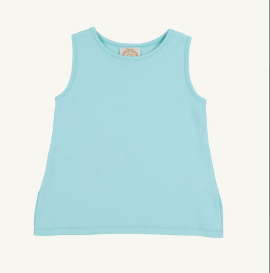Love You Back Top- Edisto Blue