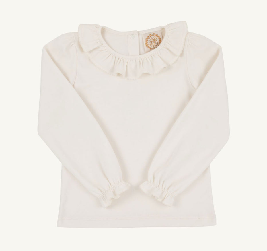 Long Sleeve Ramona Ruffle Shirt- P.P.