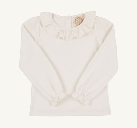 Long Sleeve Ramona Ruffle Shirt- P.P.
