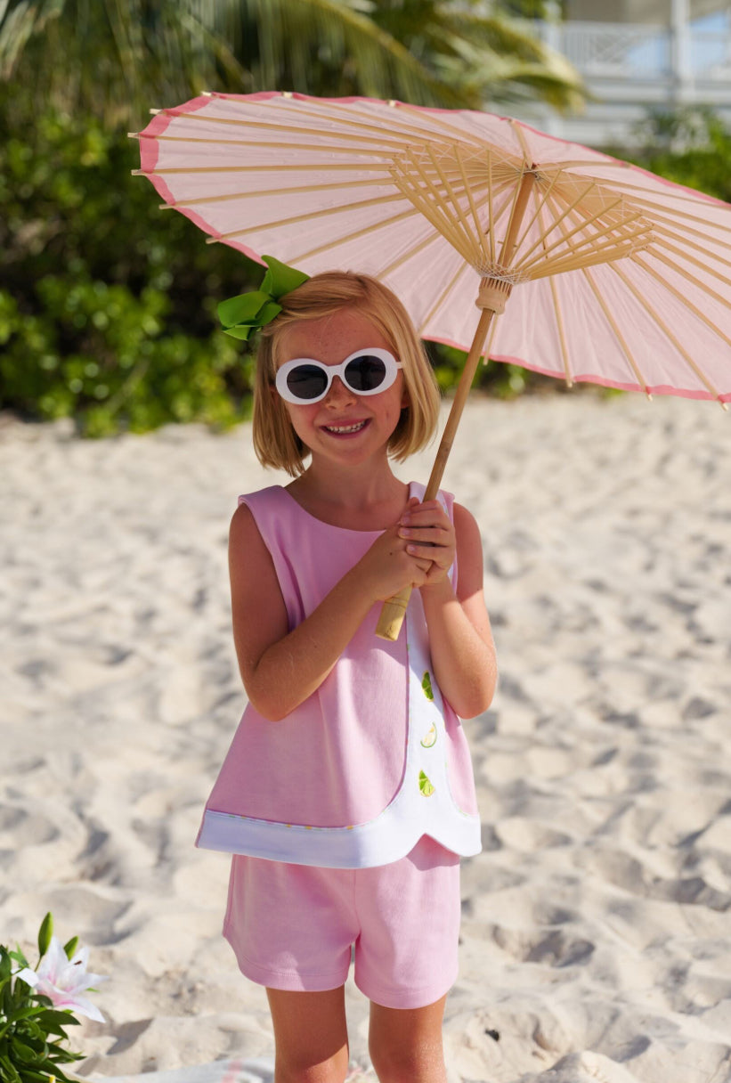 Tilly Snap Set (Shorts)- Pink Citrus