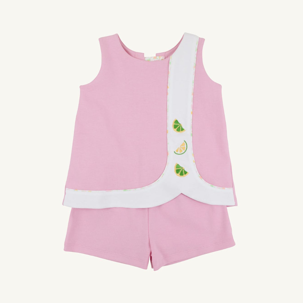 Tilly Snap Set (Shorts)- Pink Citrus