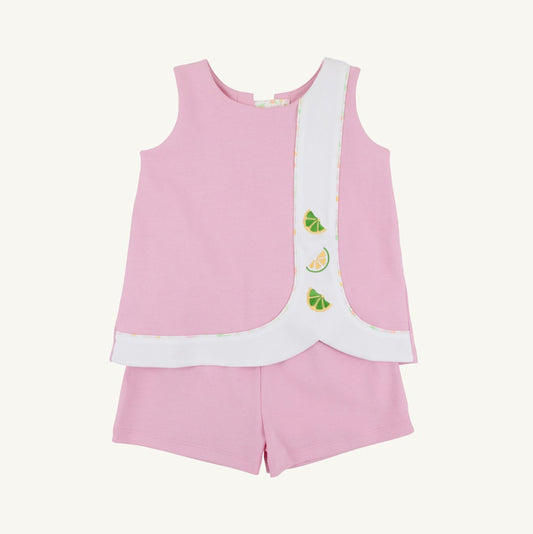 Tilly Snap Set (Shorts)- Pink Citrus