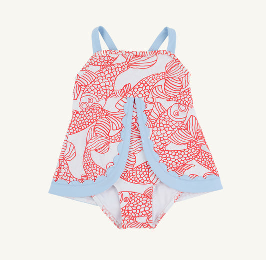 Stratford Scallop Swimsuit- Fish