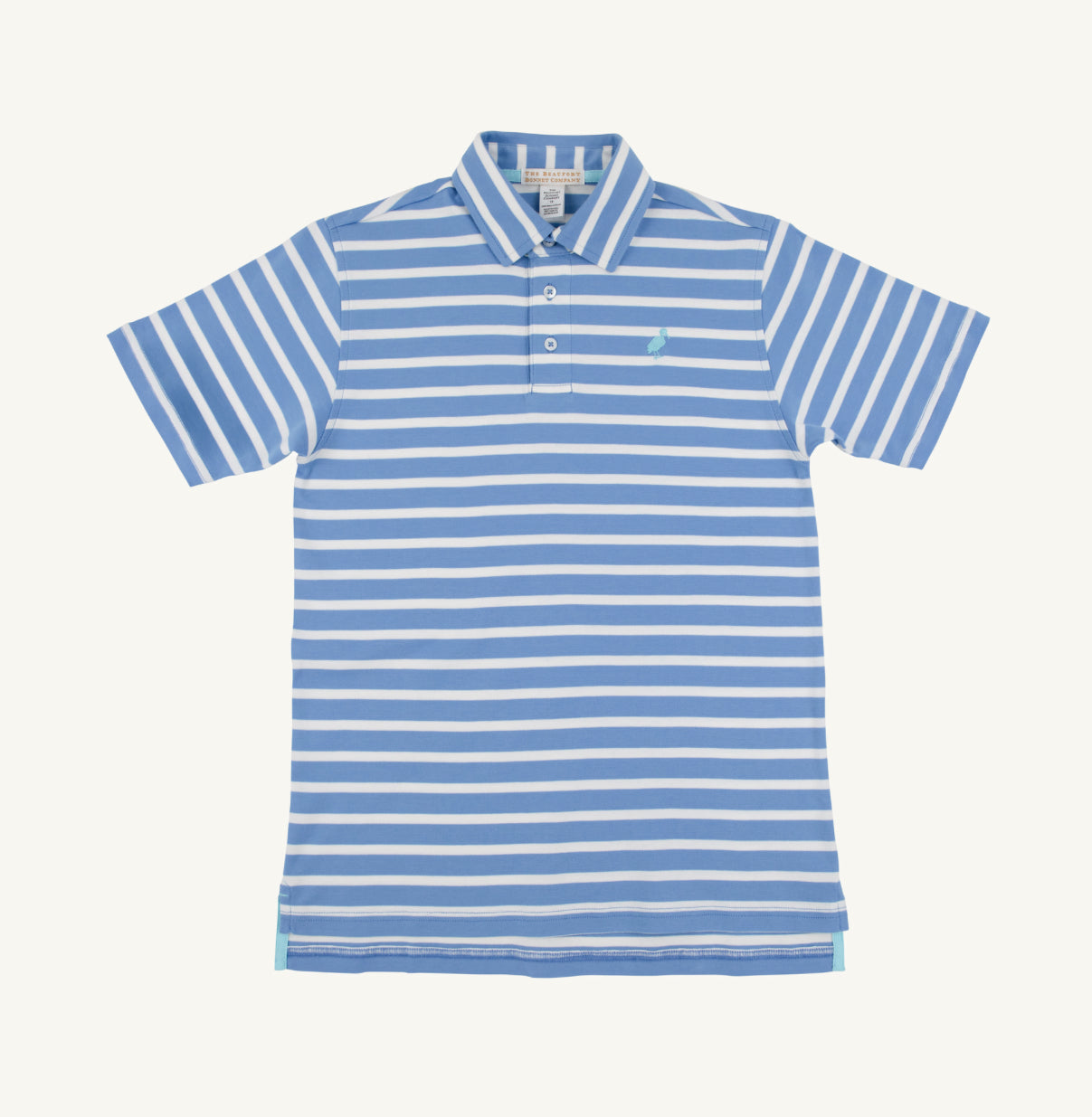 Prim and Proper Polo SS-Barbados Blue Stripe
