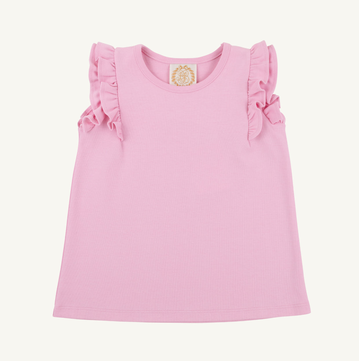 Ruehling Ruffle Top- Pink