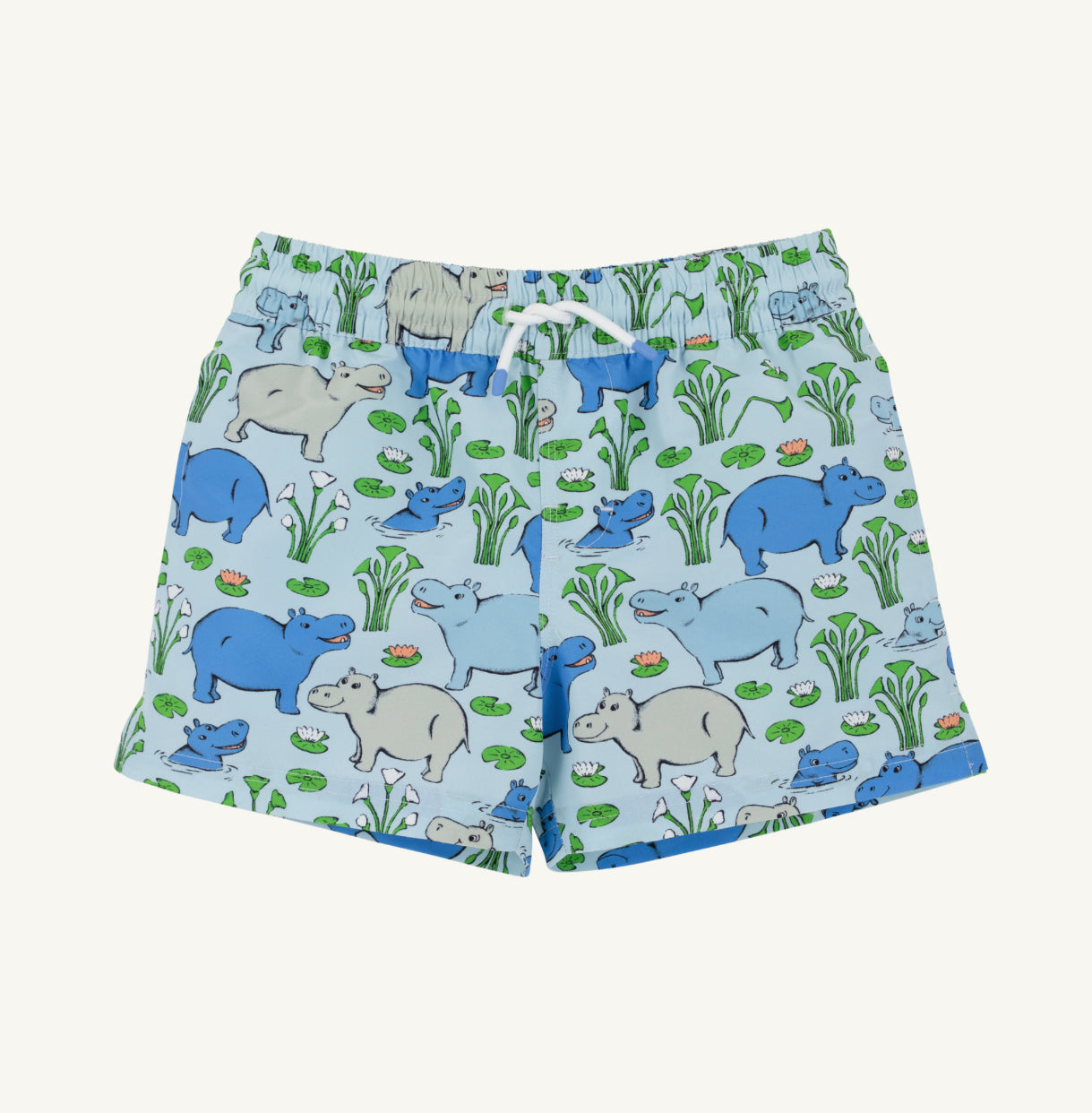 Tortola Swim Trunks- Hippos