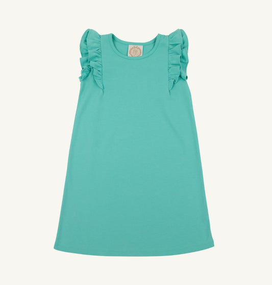Ruehling Ruffle Dress- Teal