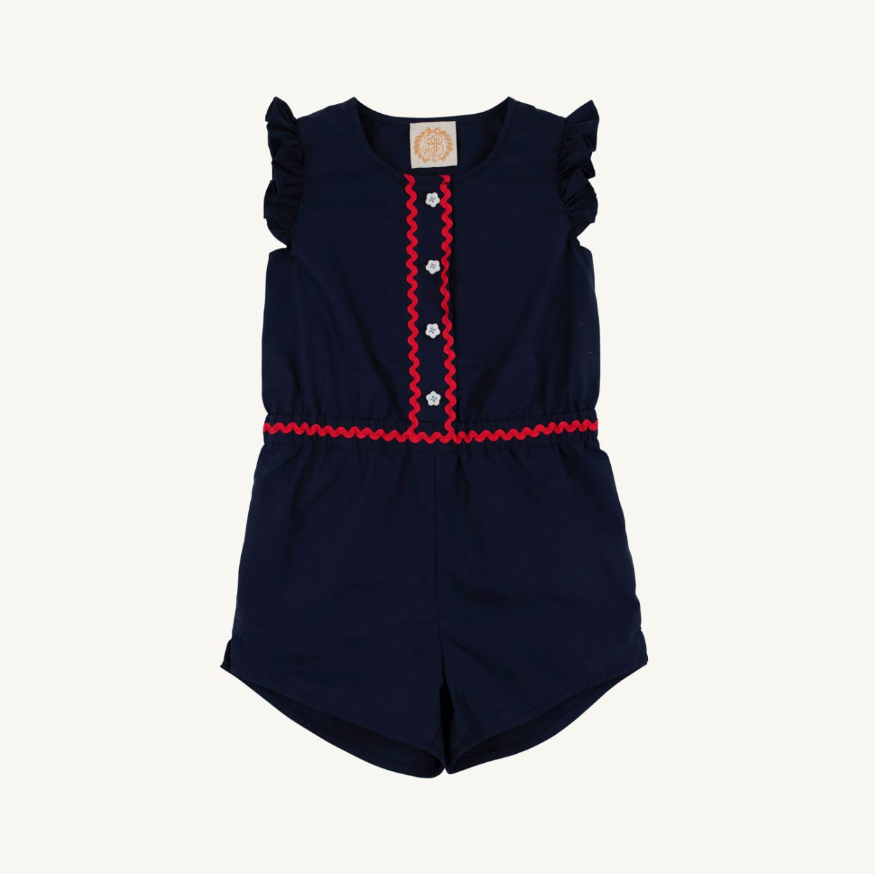 Marion Rose Romper-Navy