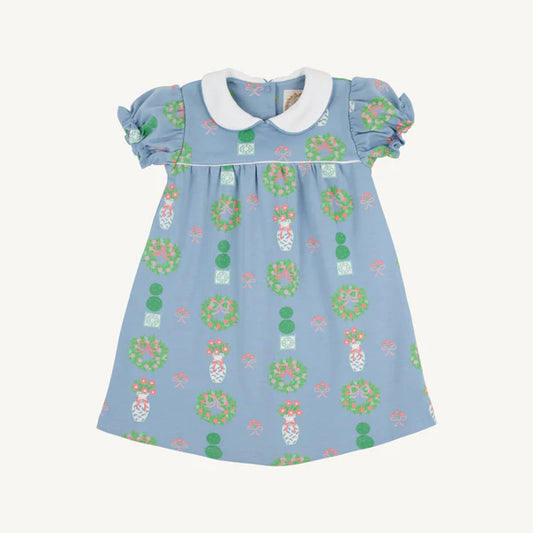 Holly Day Dress - Topiaries