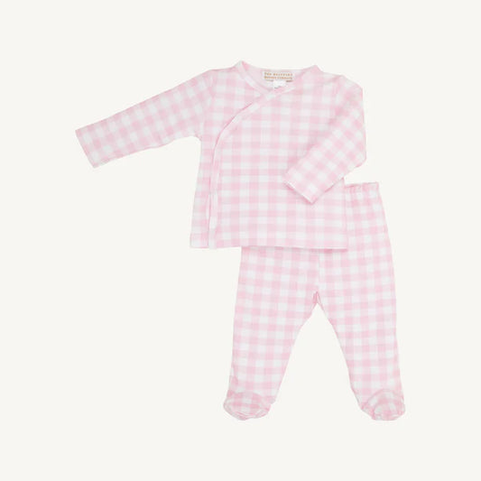 Cameron Cross-Front Set- Pink