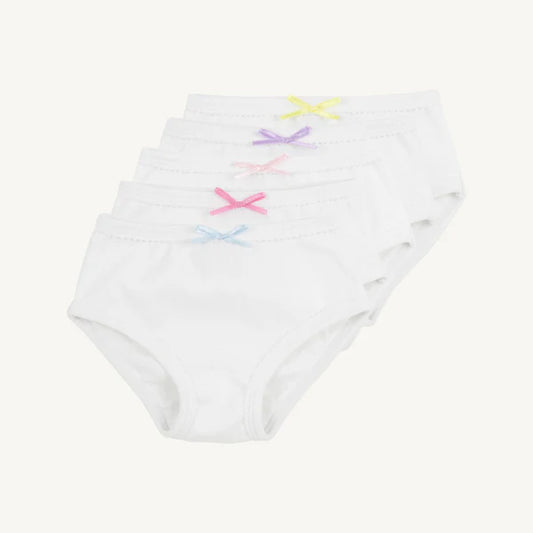 Pippy's Underpinnings Set - white with bows