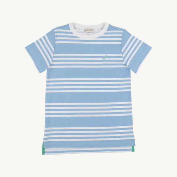 Carter Crewneck- Sarasota Blue Stripe