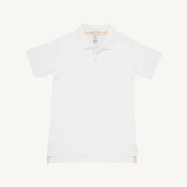 Prim and Proper Polo -White