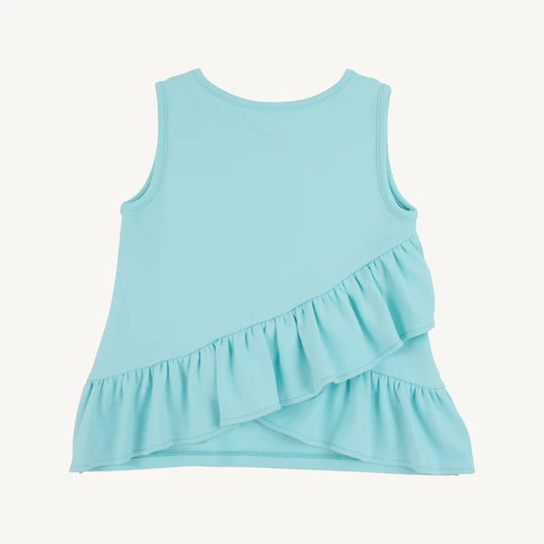 Love You Back Top- Edisto Blue