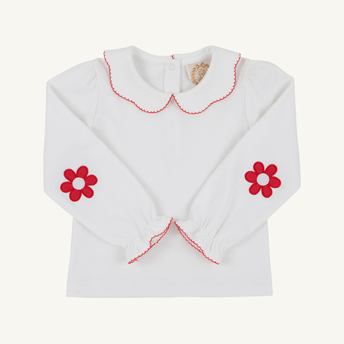 Emma's Elbow Patch Top- Flower