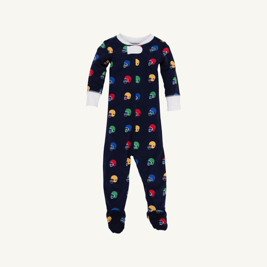 Fallon Footie Pajamas- Football