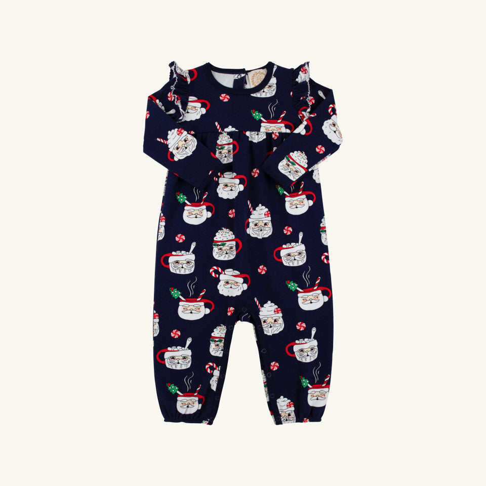 Leigh Ann Angel Sleeve Romper- Spirits Bright