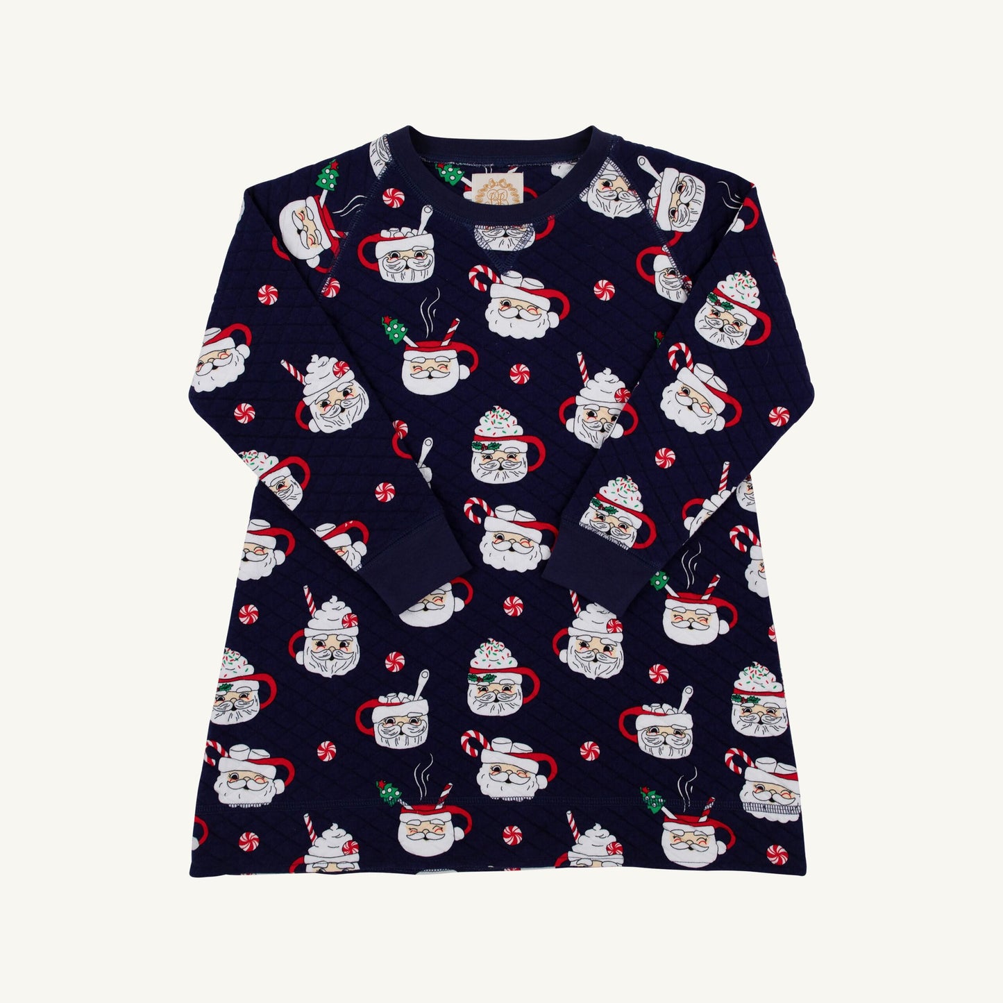 Cassidy Comfy Crewneck Dress - Spirits Bright