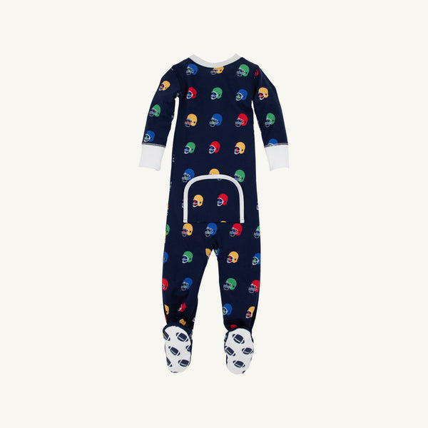 Fallon Footie Pajamas- Football