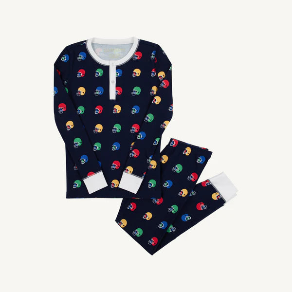 Payton Pajama Set- Football