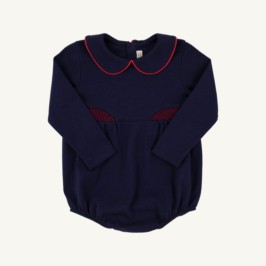 Long Sleeve Brentley Bubble- Navy
