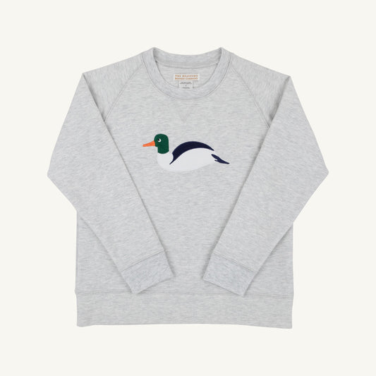Cassidy Comfy Crewneck- Duck