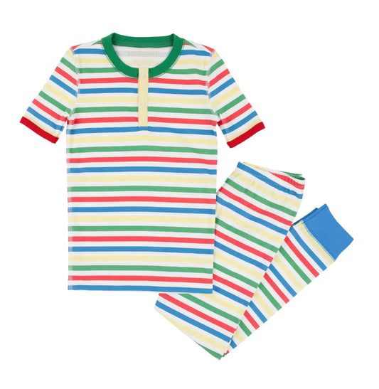 Suttons Short Sleeve Set- stripes