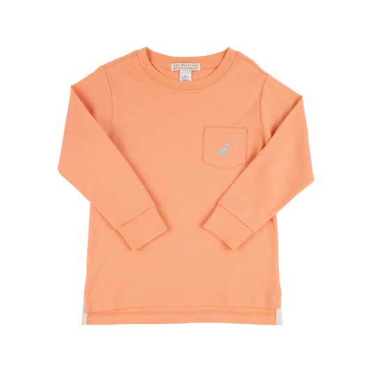Long Sleeve Carter Crewneck- orange