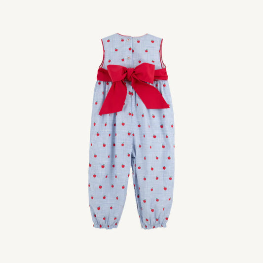 Sleeveless Rebecca Romper - Apples