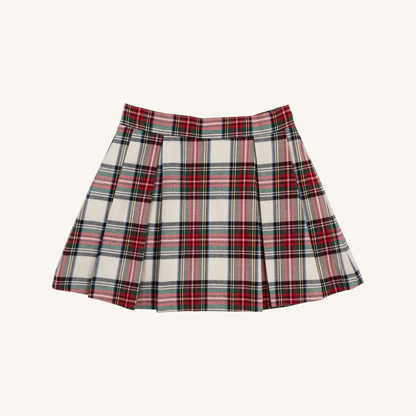 Parson Pleated Skirt - Flannel Plaid