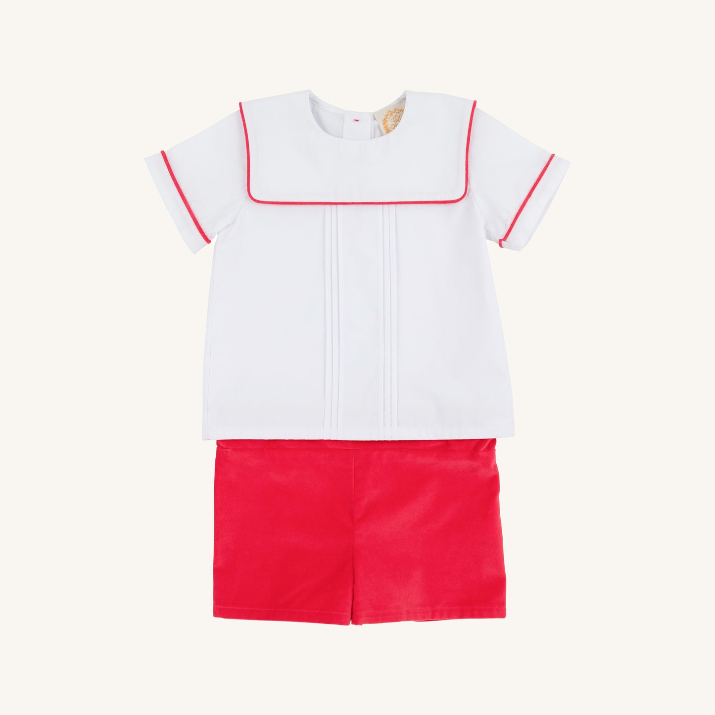 Shepherd Short Set - Red Velveteen
